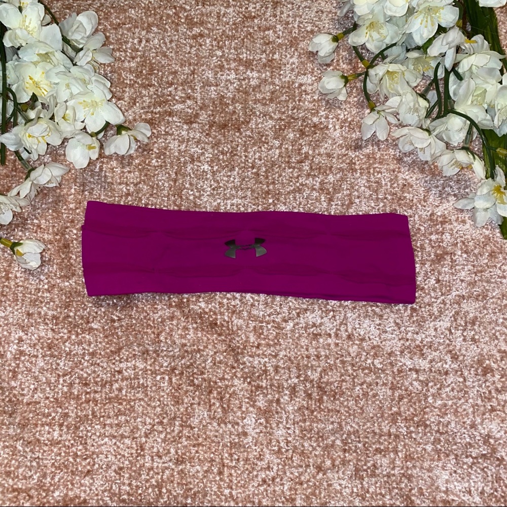 Magenta Under Armour Headband